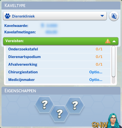 De Sims 4: Honden en Katten kaveltype Dierenkliniek