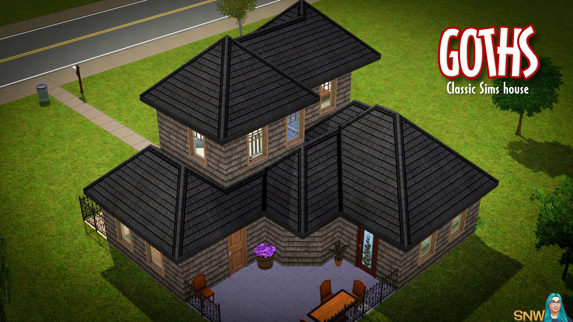 Goth House SNW SimsNetwork Com   20140204 Classic Thesims Goths New 4 