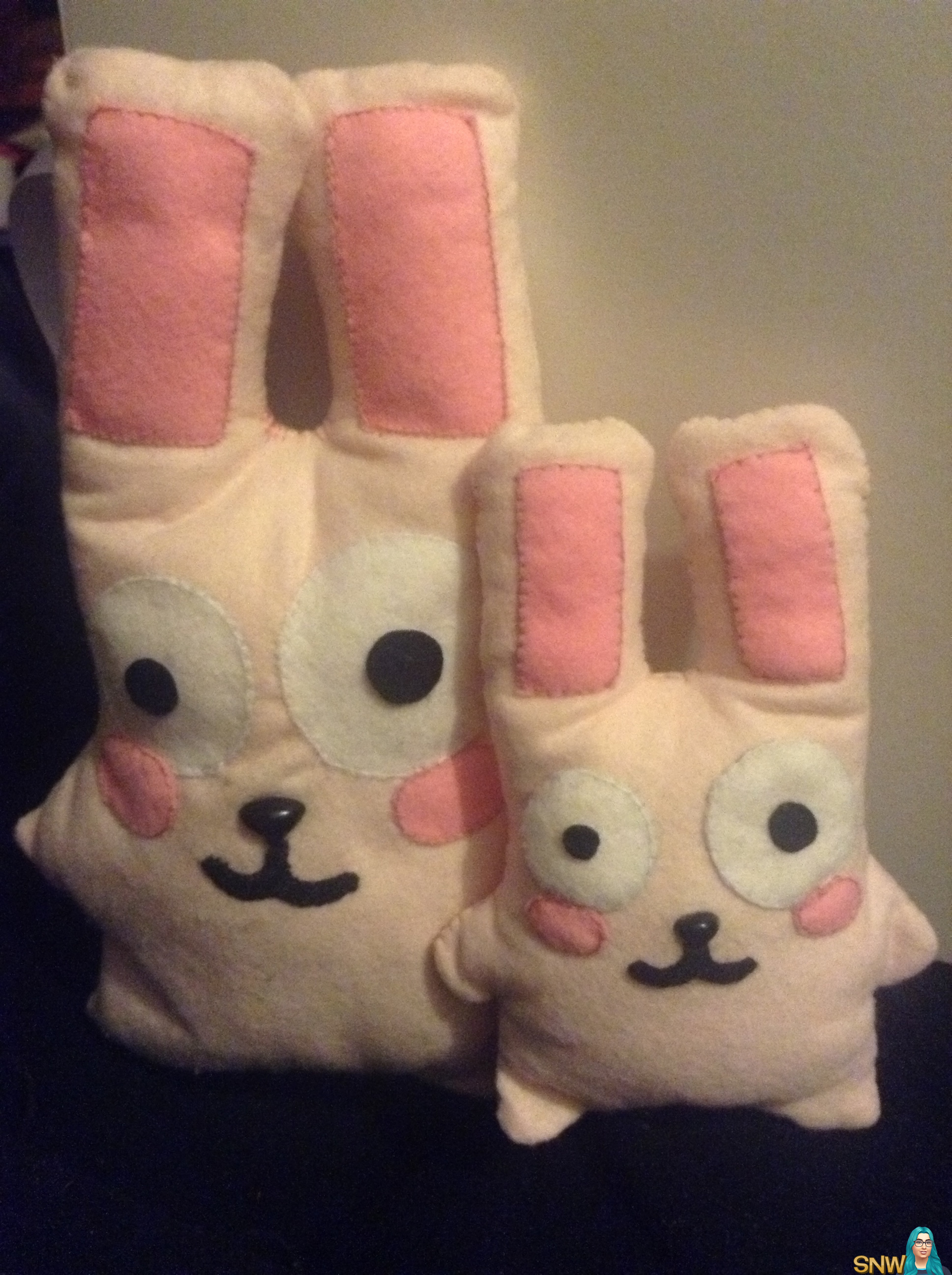 freezer bunny plush