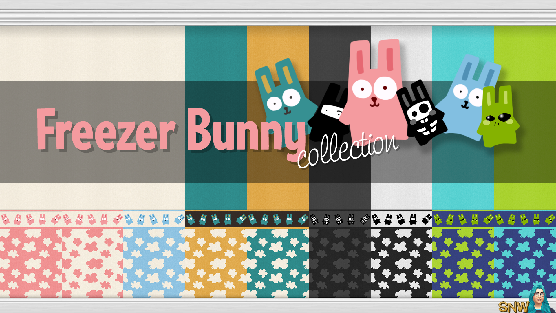 freezer bunny kids clothes sims 4 cc