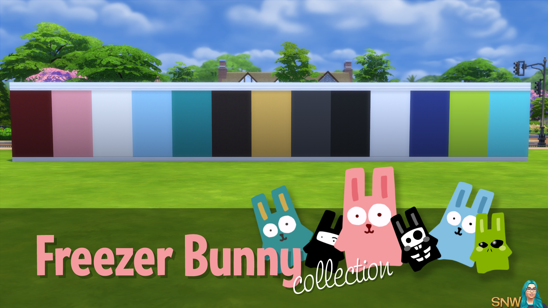 Freezer Bunny Collection: Plain Wallpapers, SNW