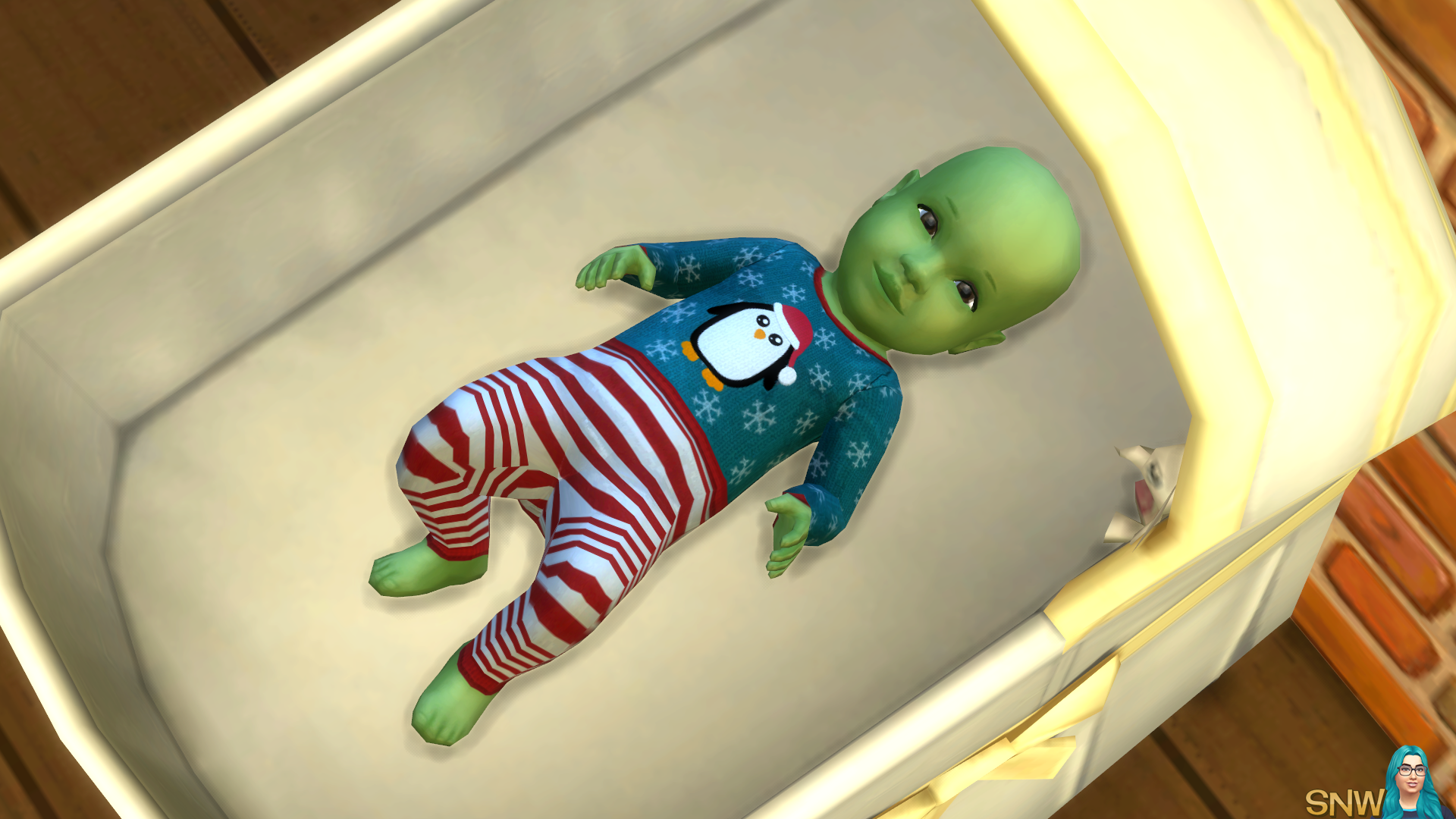 Baby Penguin Christmas Outfits | SNW | SimsNetwork.com