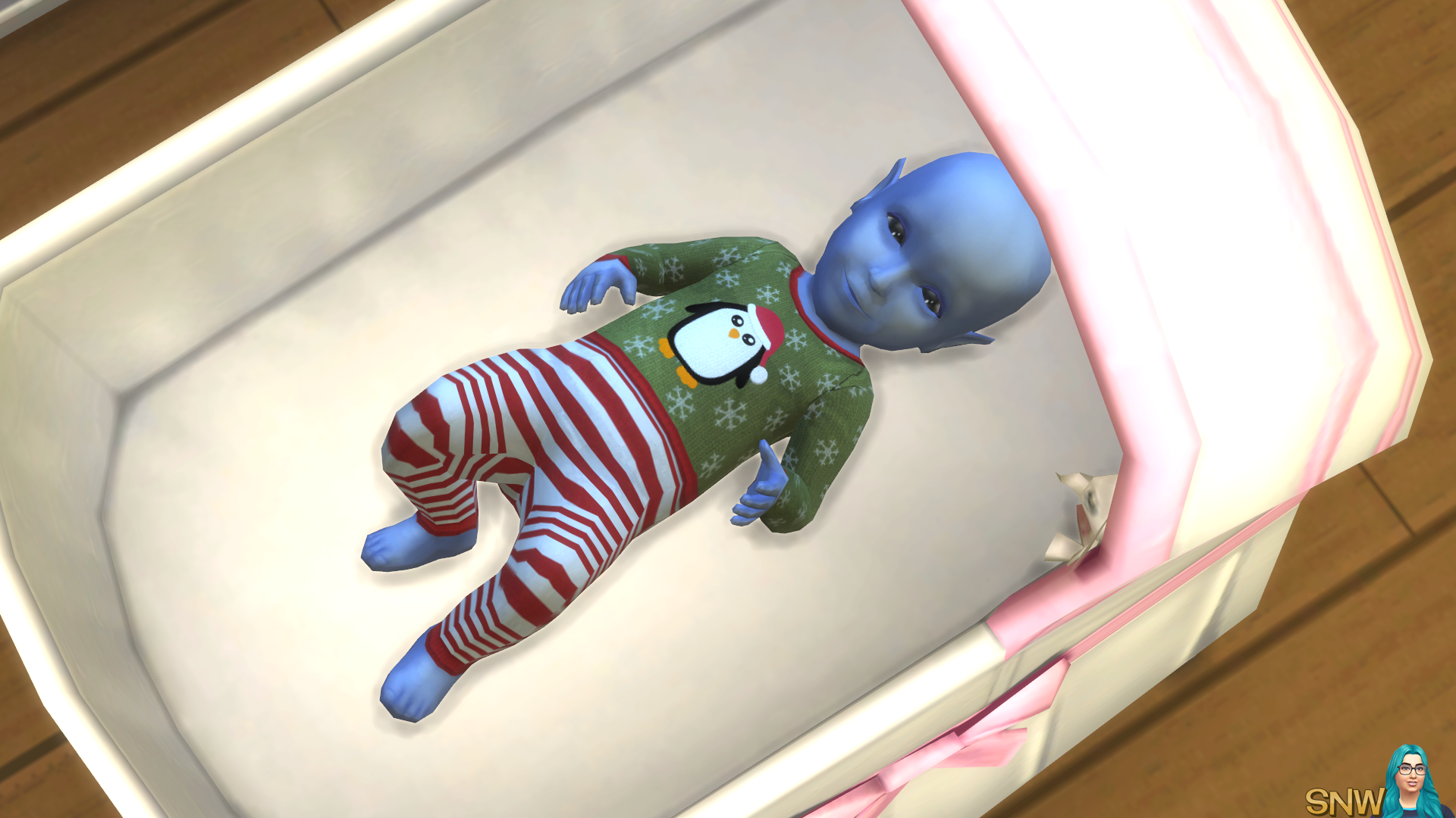 Baby Penguin Christmas Outfits | SNW | SimsNetwork.com