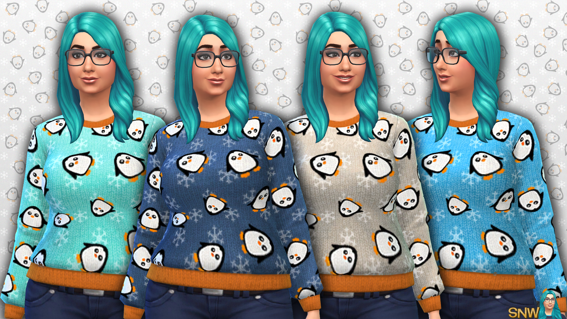 sims 4 penguin skin