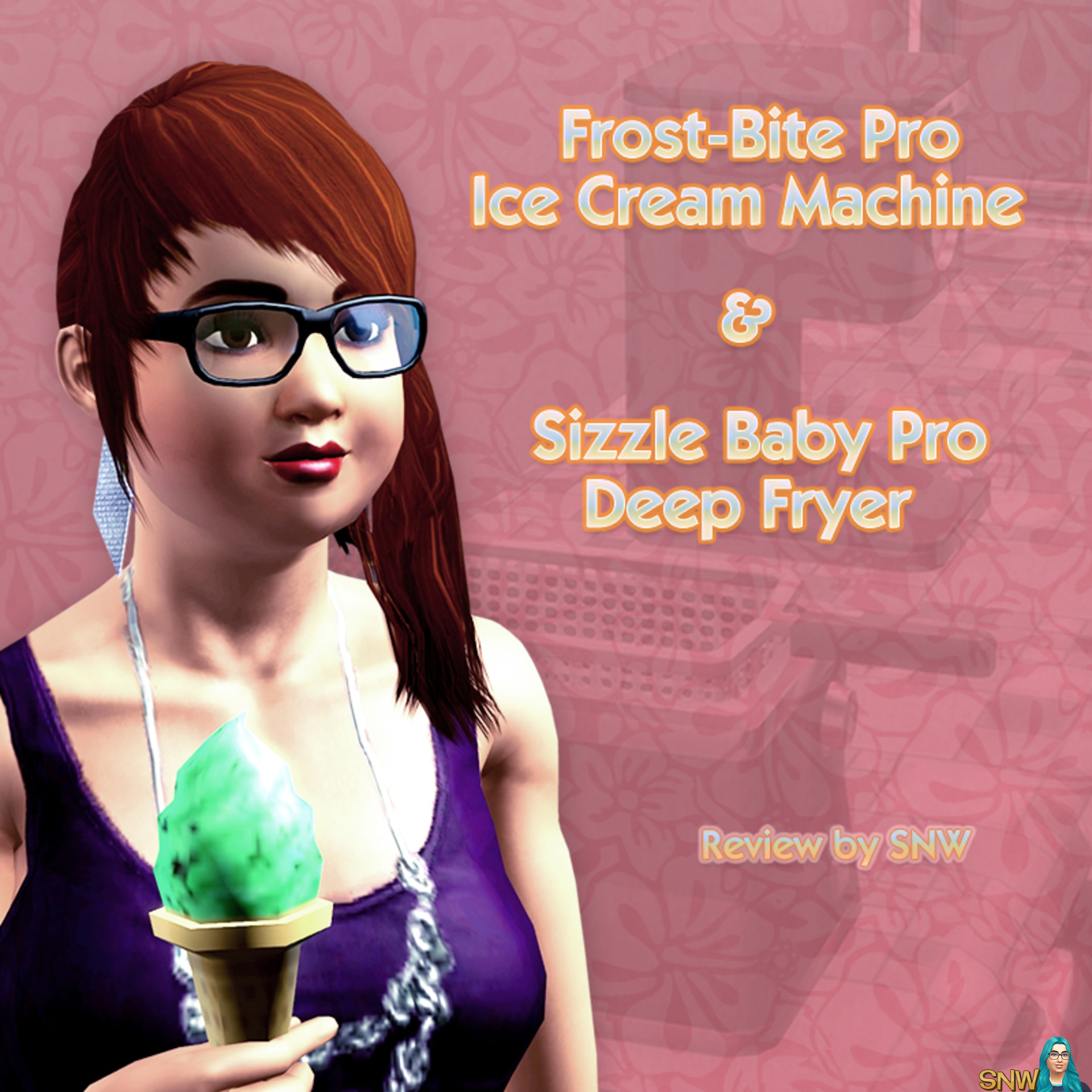 Sizzle Baby Pro Deep Fryer and Frost Bite Pro Ice Cream Machine