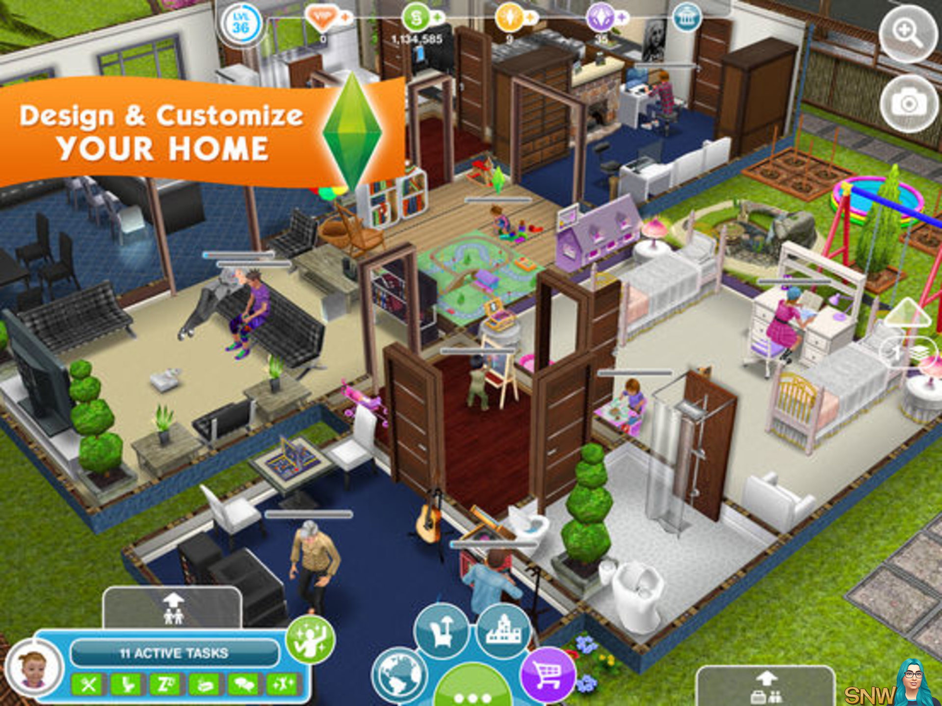 free online games sims freeplay